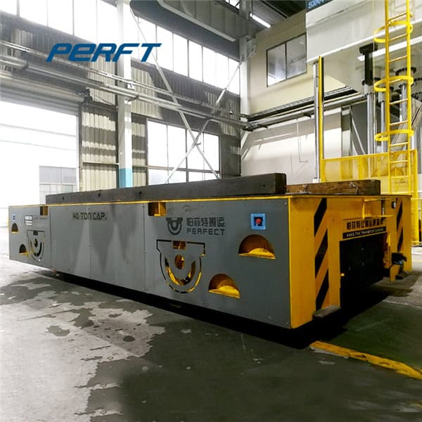 steerable transfer trolley for coils material foundry plant 25t